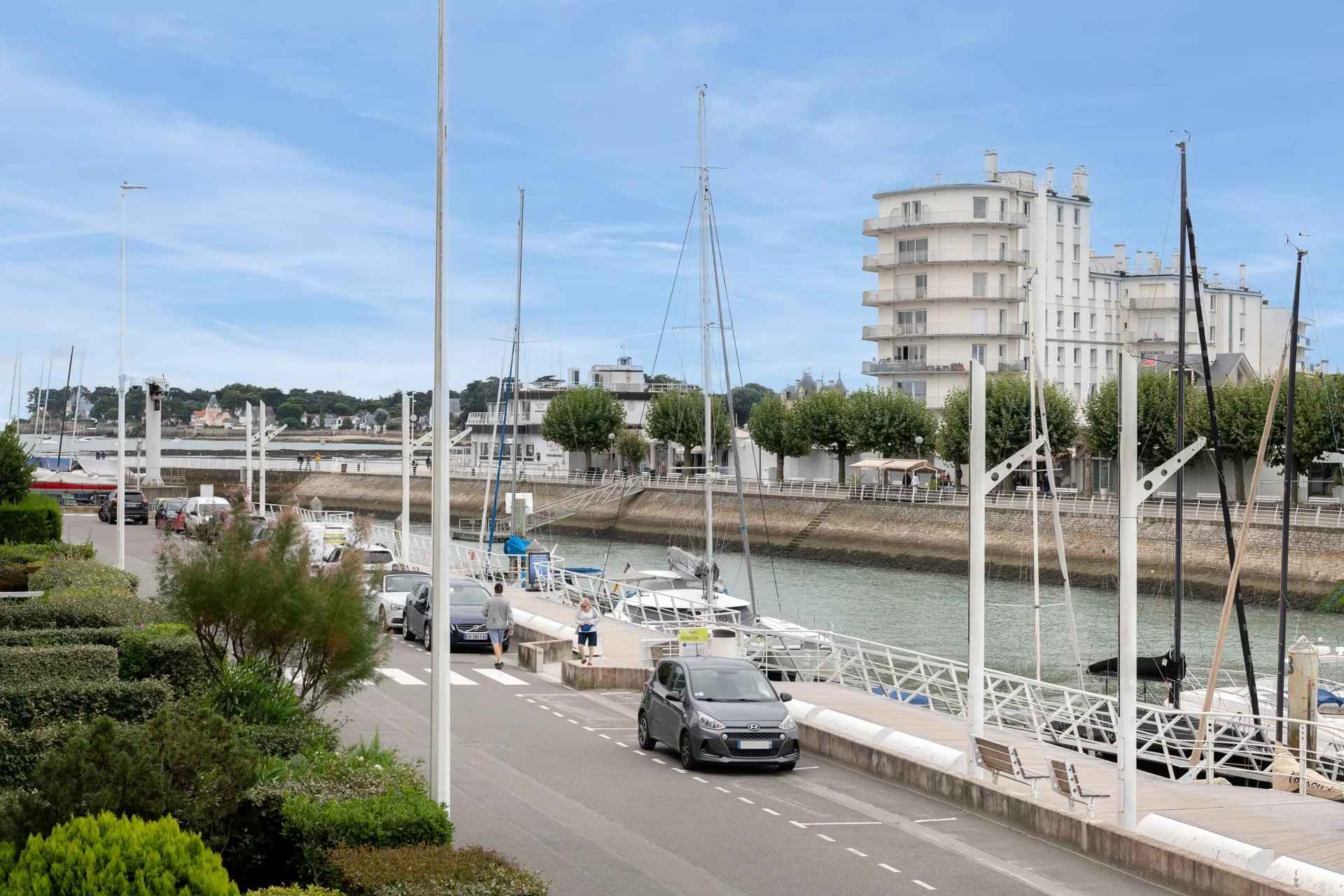 Vue sur le port du Pouliguen